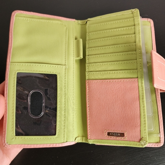 Vintage Fossil Pink Watermelon Wallet - Picture 7 of 10